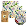3Pcs/Set Reusable Food Fresh Keeping Cloth Storage Food Grade Beeswax Food Wrap Eco Friendly Kitchen Food Packaging Paper