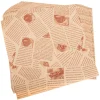 Food Wrapping Paper Beeswax Packing English Newspaper Pad Oil Sandwich Wraps Picnic Brown Craft